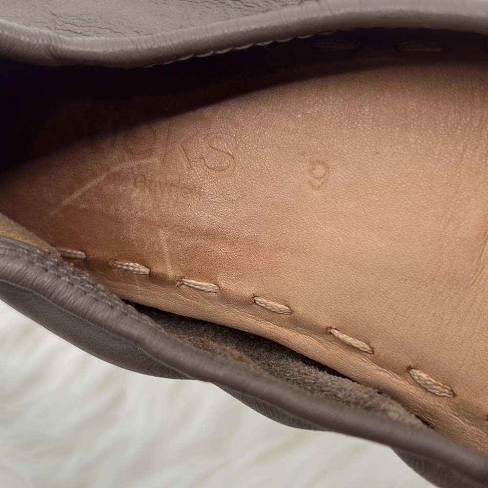 Tieks Taupe Leather Ballet Flats - Picture 5 of 10